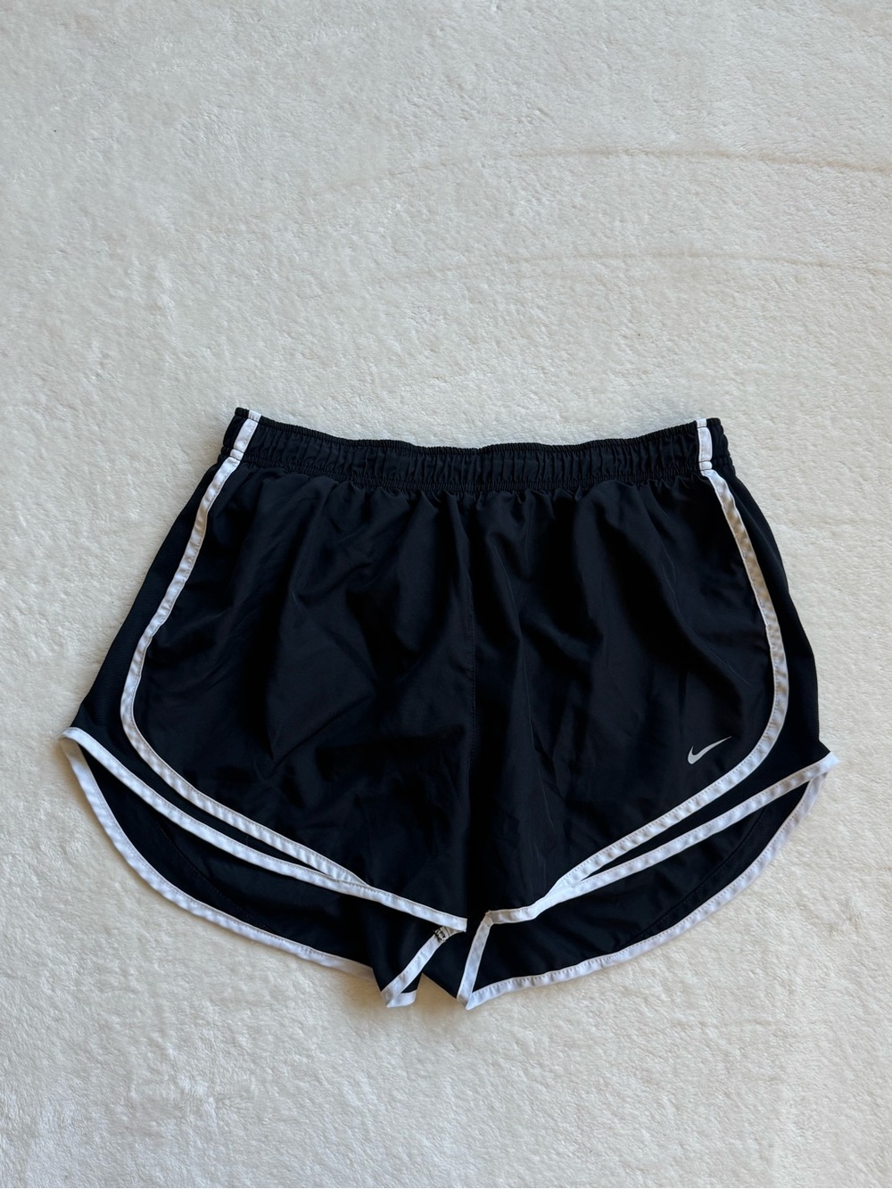 Nike Tempo Dri-FIT Running Shorts 3" Black White Size XL